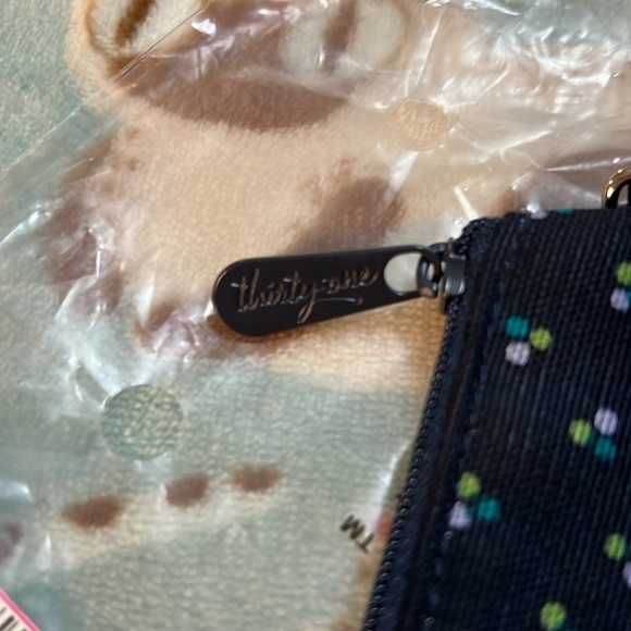 NWT Thirty-One Mini Zipper Pouch AD38 Dot Trio - Picture 6 of 6